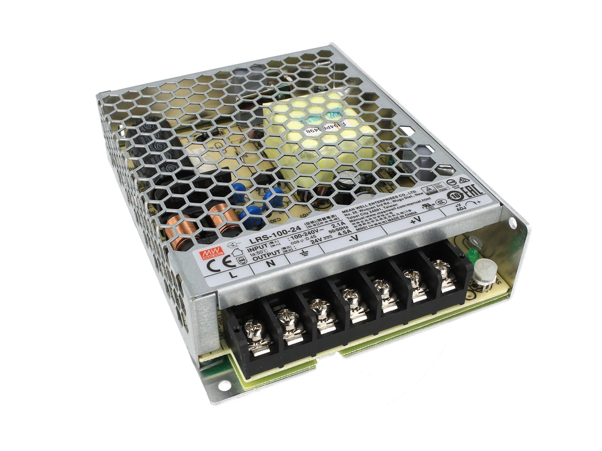 MeanWell LRS-100-24 Bloc d'alimentation industriel 108 W 24 V 4,5 A
