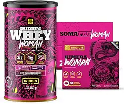 Whey Protein Woman 450g + Kimera Woman + Soma Pro Woman - Iridium Labs
