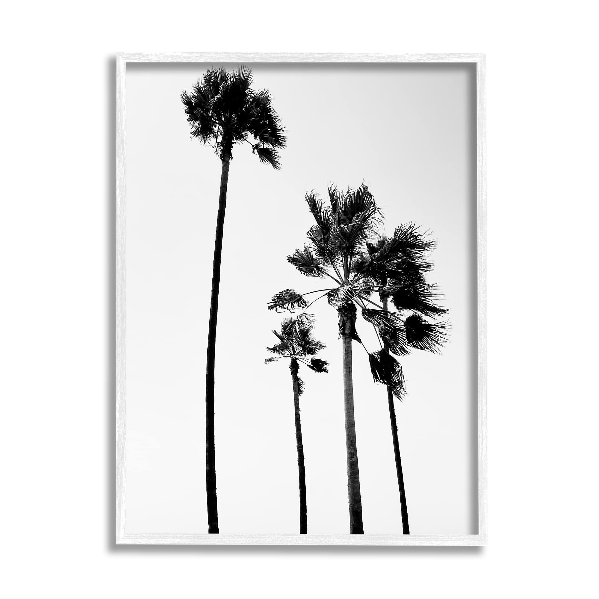 Stupell IndustriesLooming Palm Trees Clear Summer Sky Photography Framed Wall Art, Design By Amelia Myers