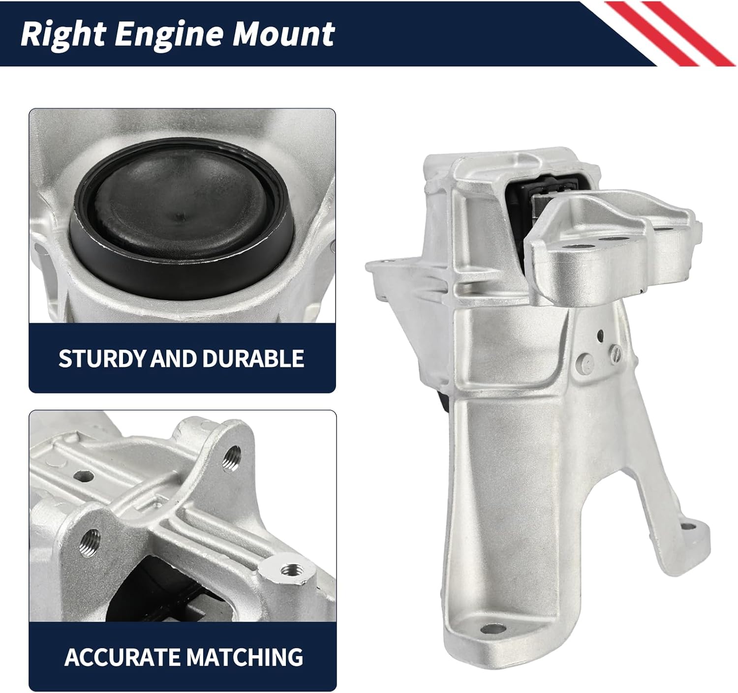 Right Engine Mount Compatible with Honda Civic HR-V 2022 2023 2024 2025 2.0L Replaces 50820-T21-A12 50820T21A12