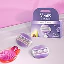 Gillette Venus Snap Hair Remover| Women Body Razor| Pack of 1 | Compact case|Soap gel bar with avocado gallery image