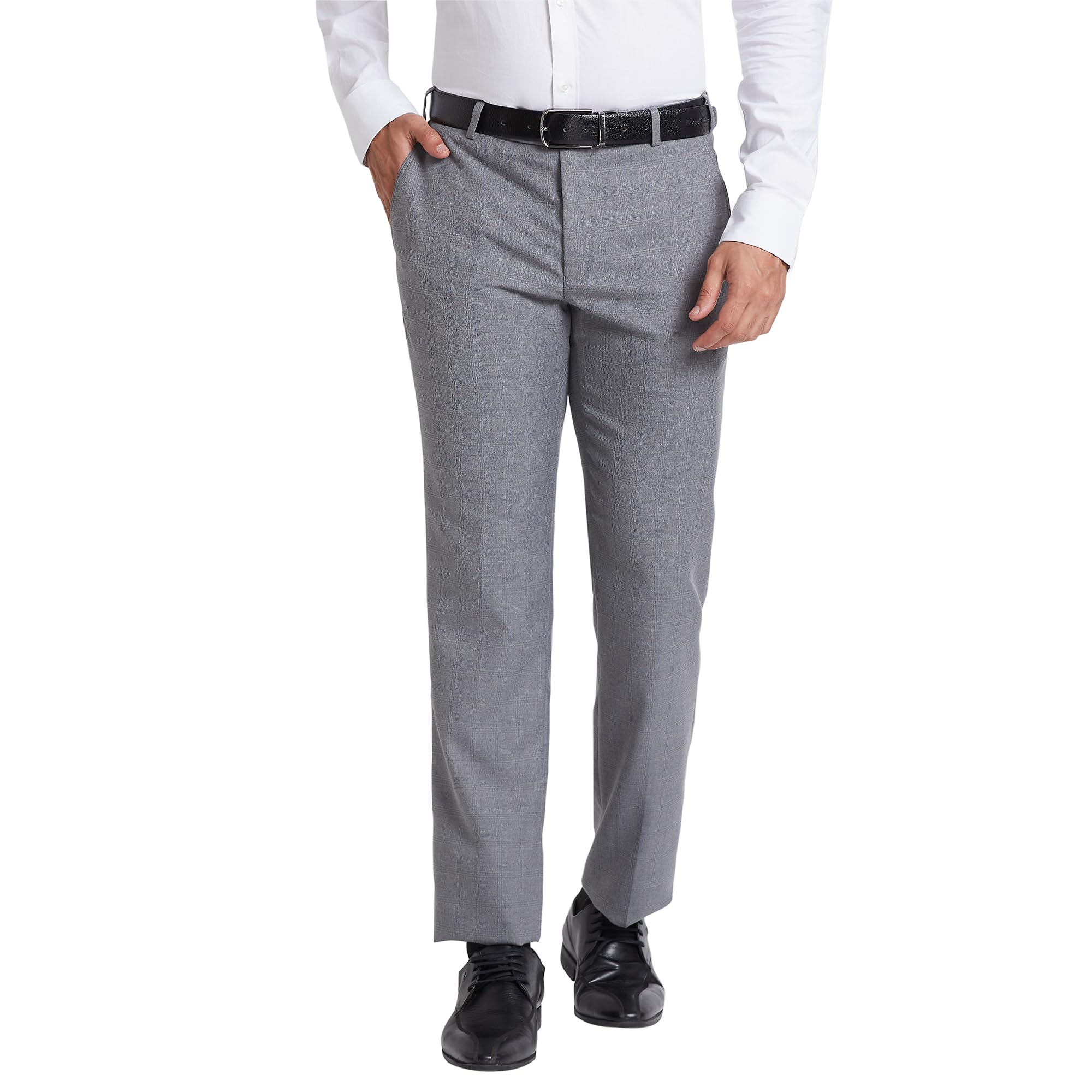 park avenue Men Mid Rise Smart Fit Trouser-picture-38