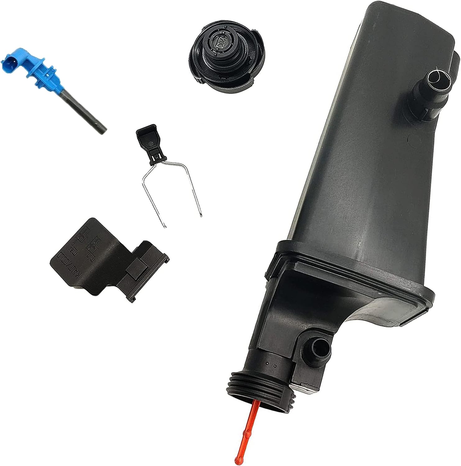 Coolant Recovery Reservoir Expansion Tank + Cap+ Sensor for BMW X3 X5 E46 E53 E83 323i 328i 325i 330i 17117573781 1999 2000 2001 2002 2003 2004 2005 2006