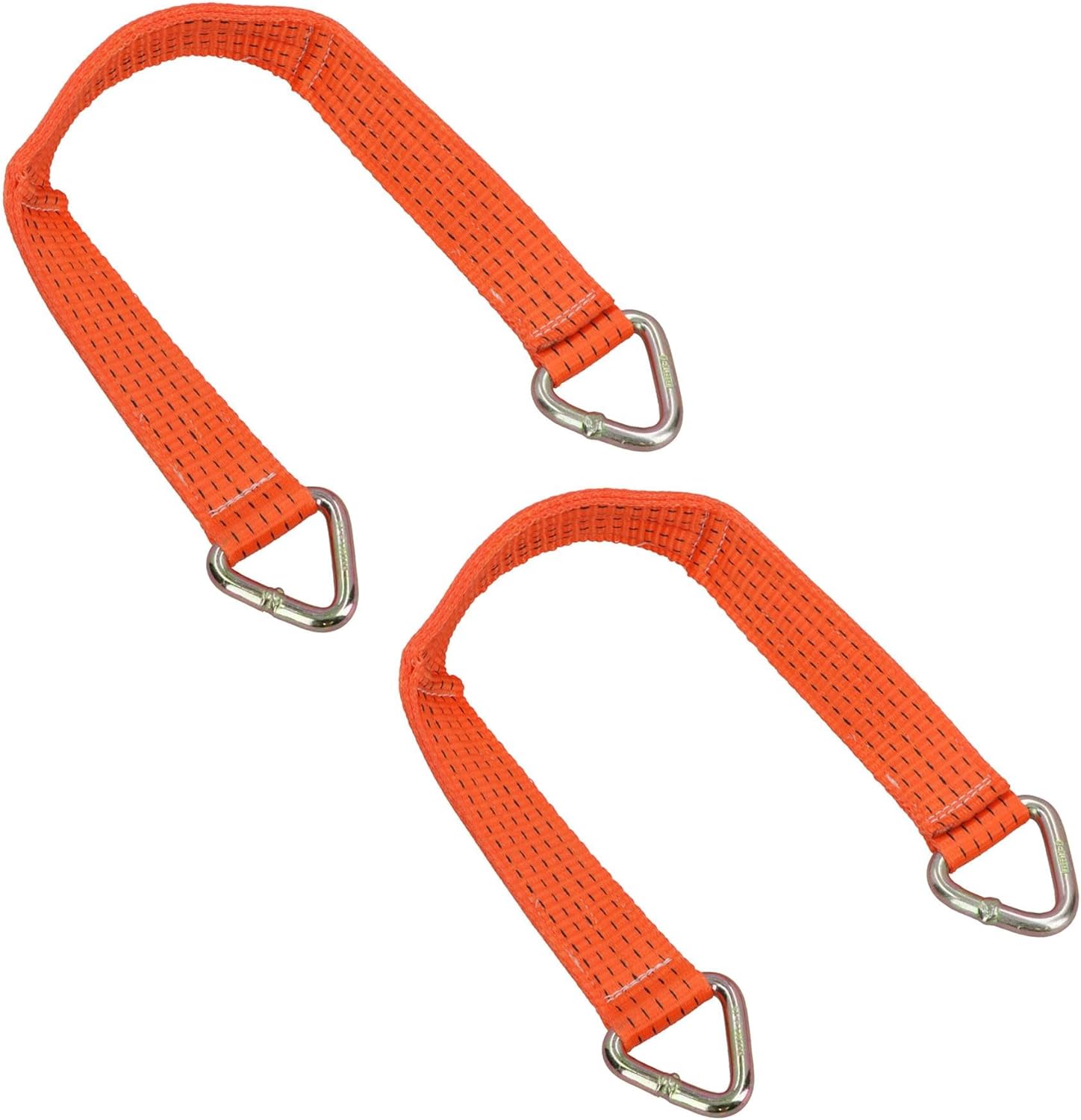 Axle Recovery Winch Strap Sling 2 PACK 5000kg 84cm Car Transporter Trailer