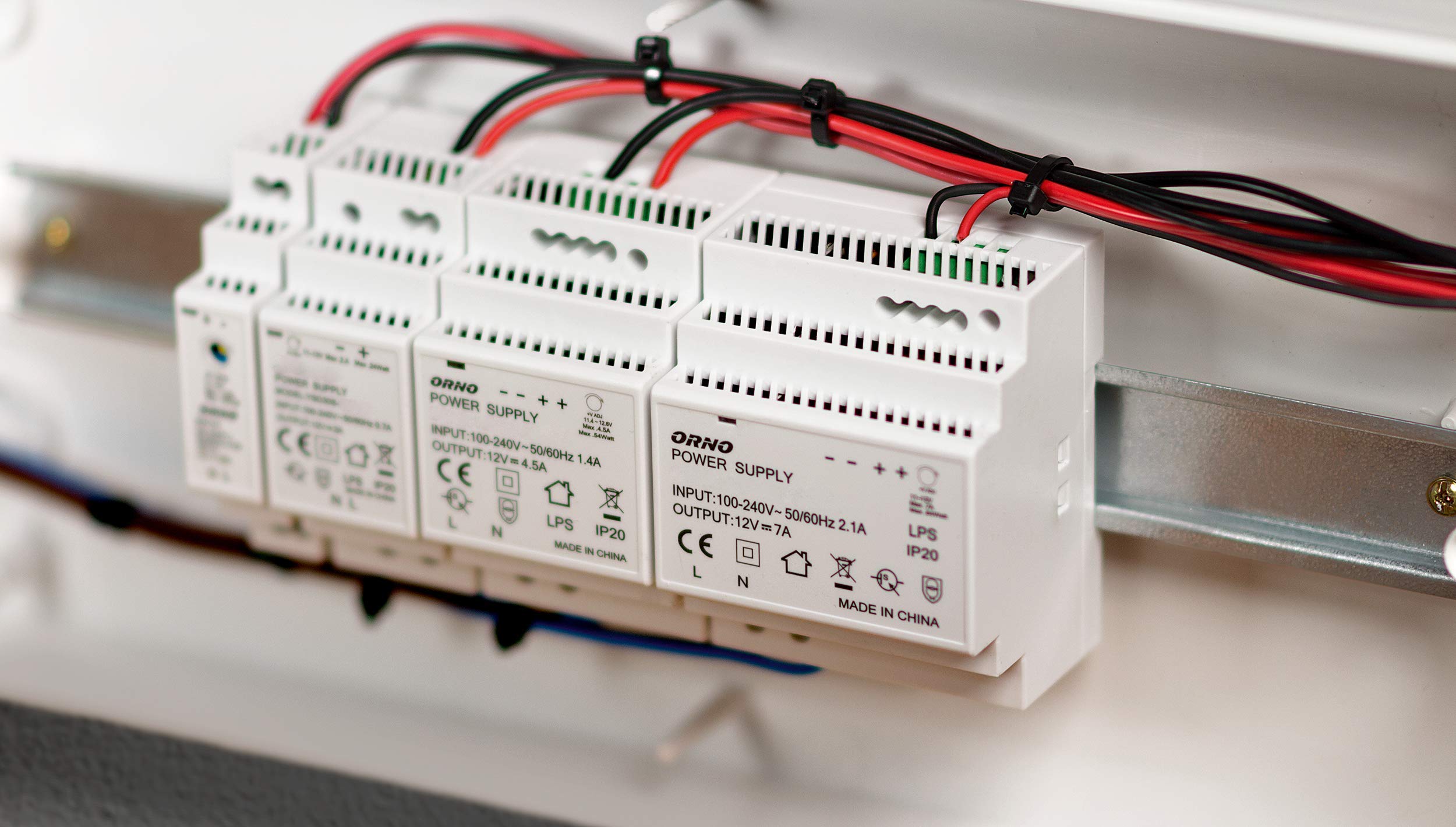 Trasformatore LED 12V Alimentazione Cappello Rails ( Guida Din ) Mean Well - Foto 5