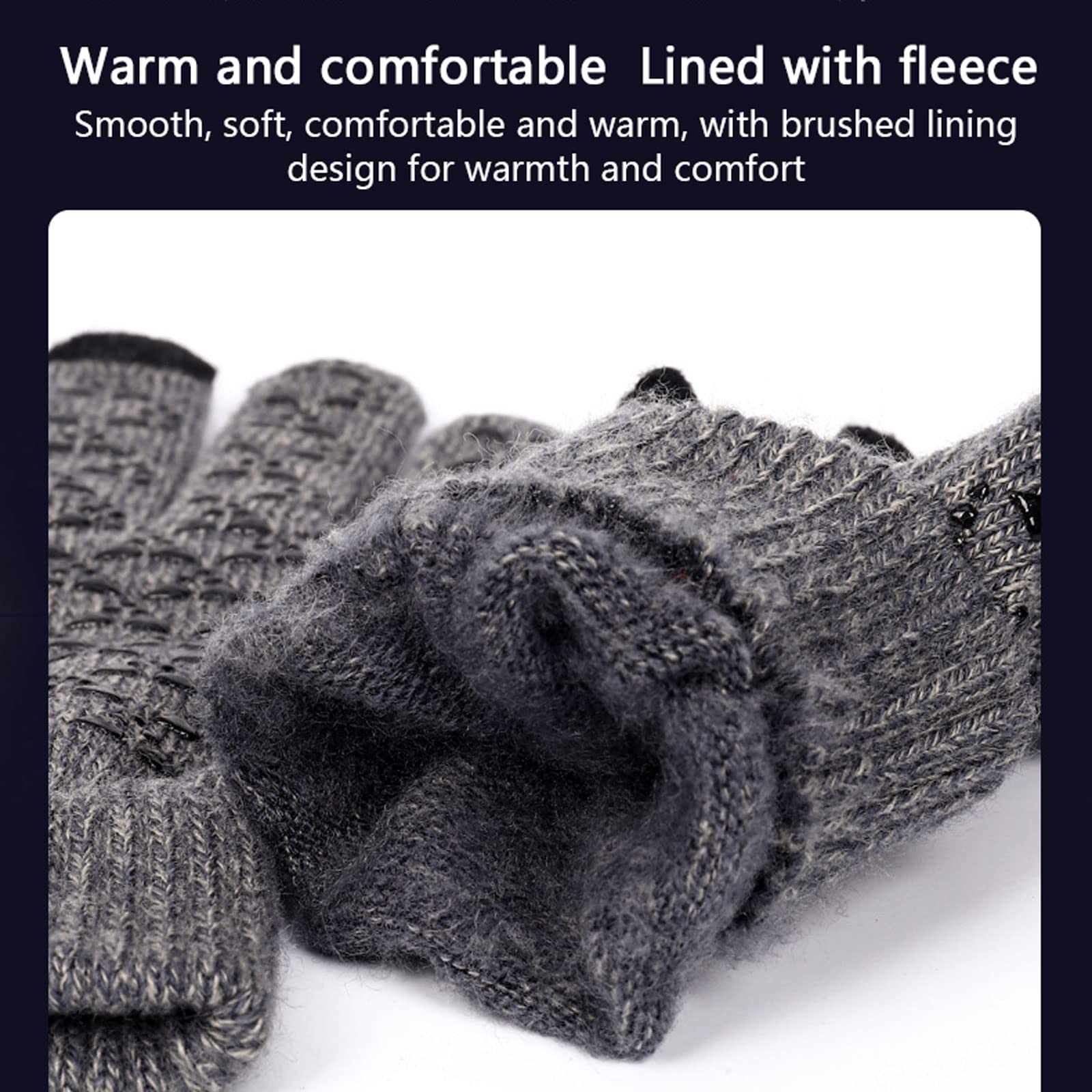 Gants Ski Gants De Ski ATRACTIVOLL - Imperméables Coupe-vent écran Tactile Hiver Protection Mains Froid