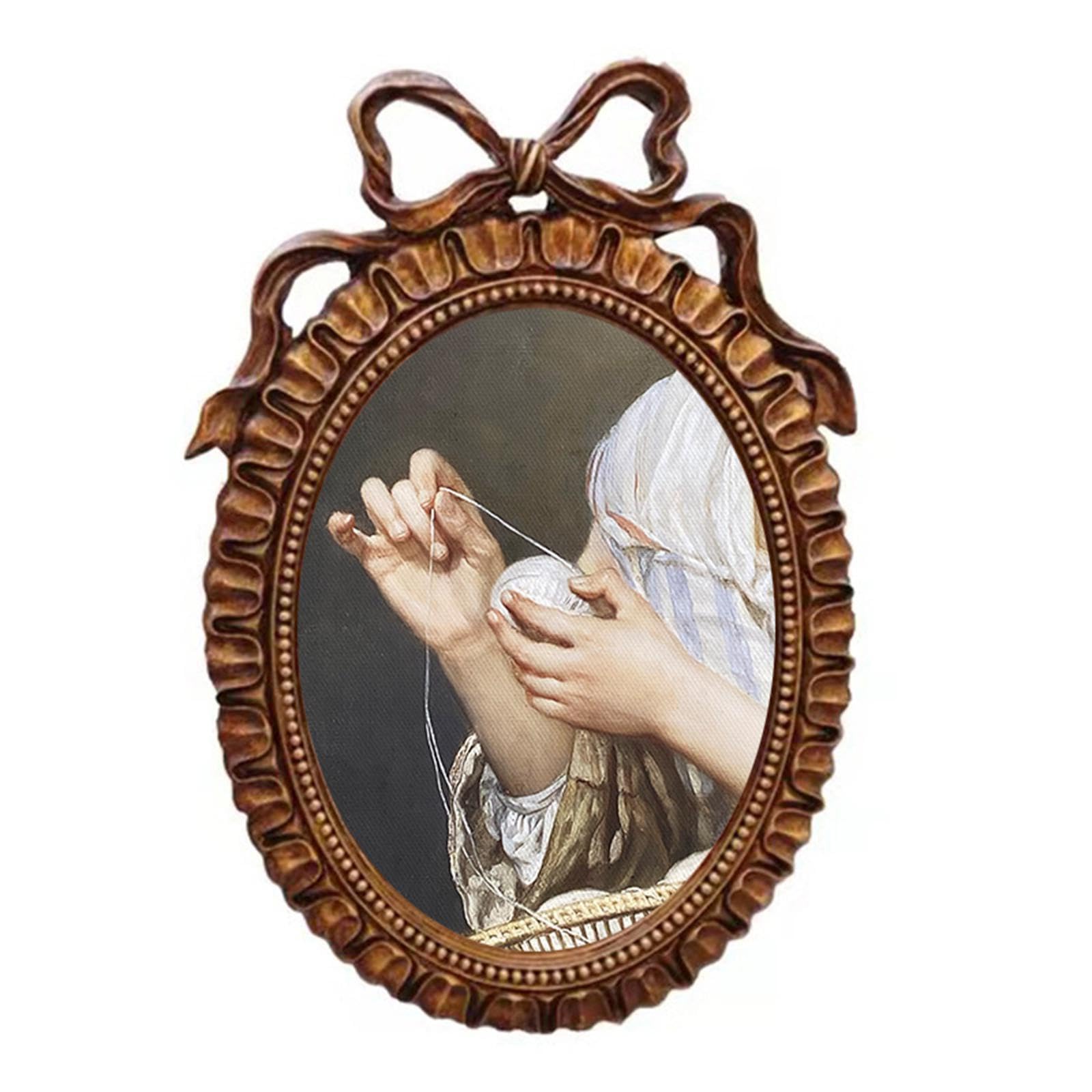 YIXANNX Charming Tabletop Wall Hanging Photo Frame Display Showcasing Favorite Memories Beautifully Decorative Frameperfect Details Wall Mounted Baroque Photo