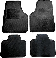 Kit 4 Tapetes Automotivos Universais - Encaixe Perfeito p/Todos Carros - Borracha Lavável