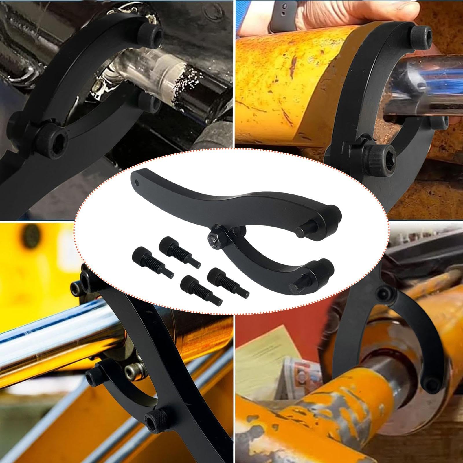 Accesorios para llave de tuercas de prensaestopas, de metal, prácticos y fáciles de usar. Aflojan eficazmente las tuercas de los cilindros