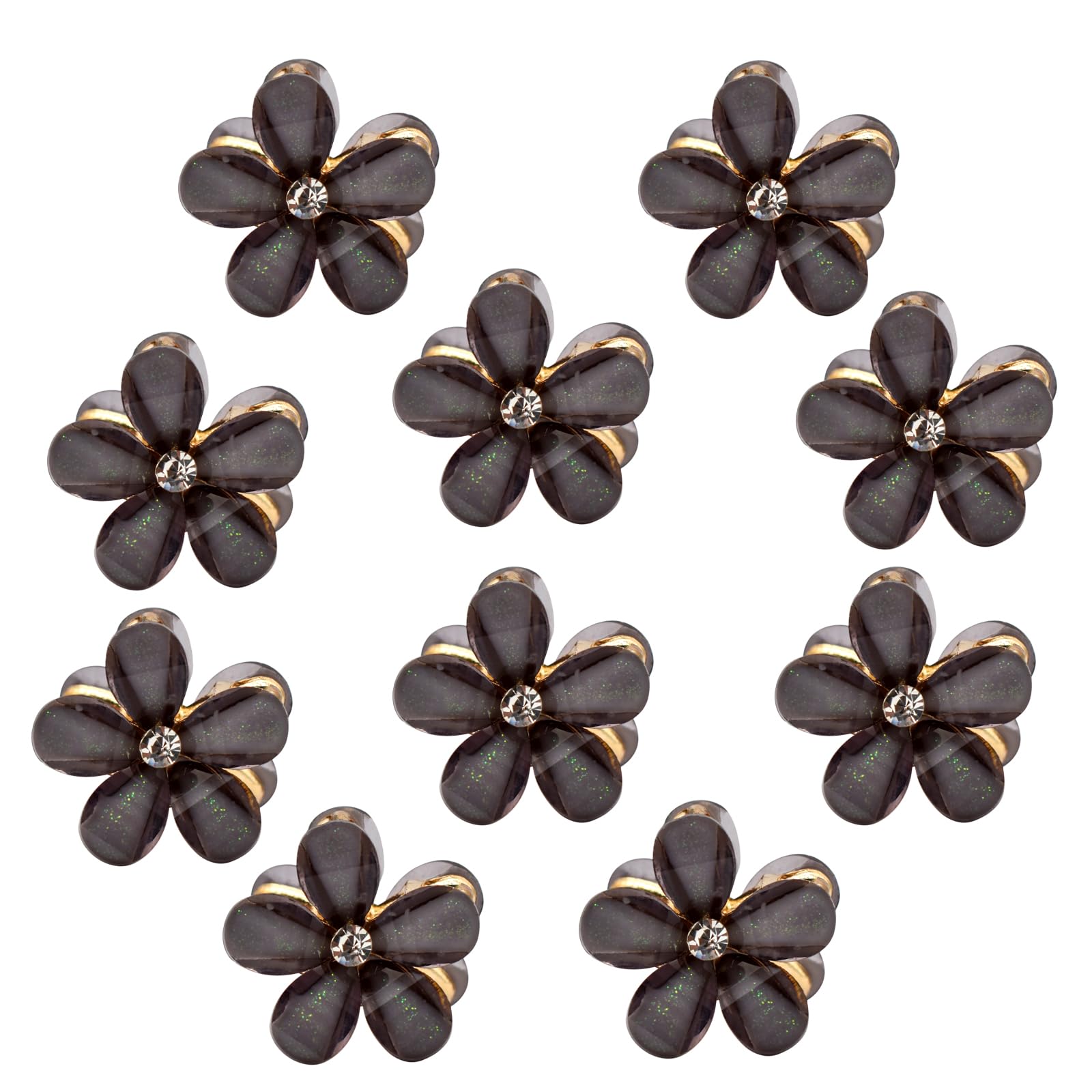 PAITOK Mini Hair Clips, Flower Hair Clips, Flower Clips, Non-Slip Hair Clips for Girls Women for Photos Daily Party