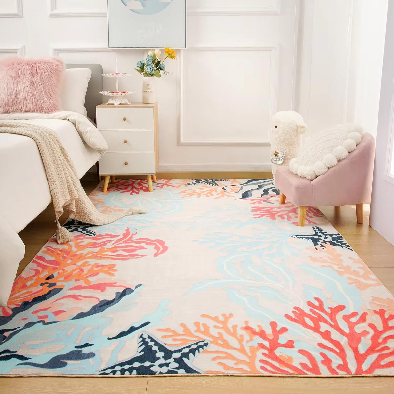 Tapis doux et lavable 120x180cm : la solution anti-glisse idéale pour votre couloir