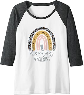 Mujer Higienista dental Camiseta Manga Raglan