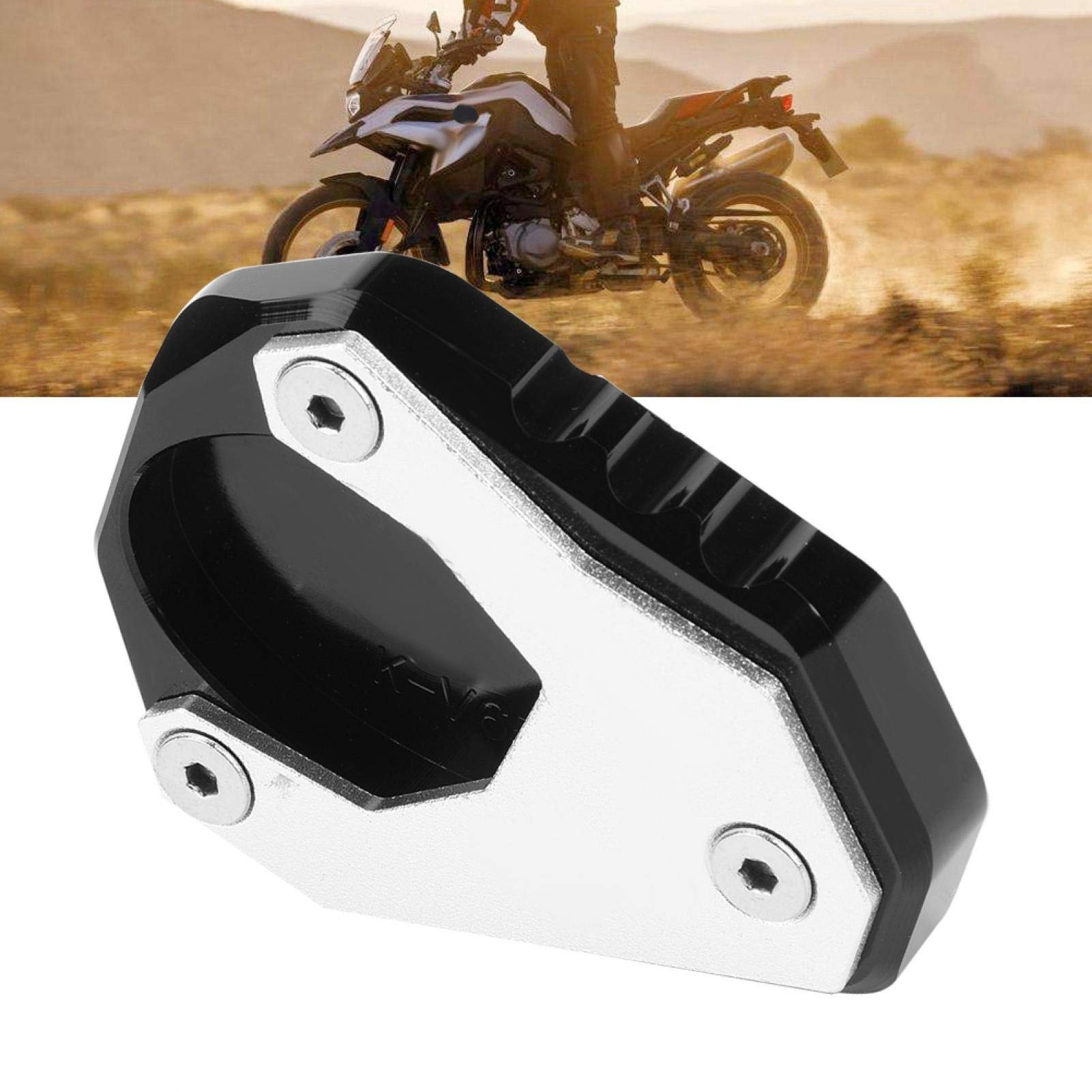 Piastra Allarga Appoggio Cavalletto Laterale Per Moto In CNC - Adatto Per Kawasaki Versys/KLE 650 (2015-2018) - 2