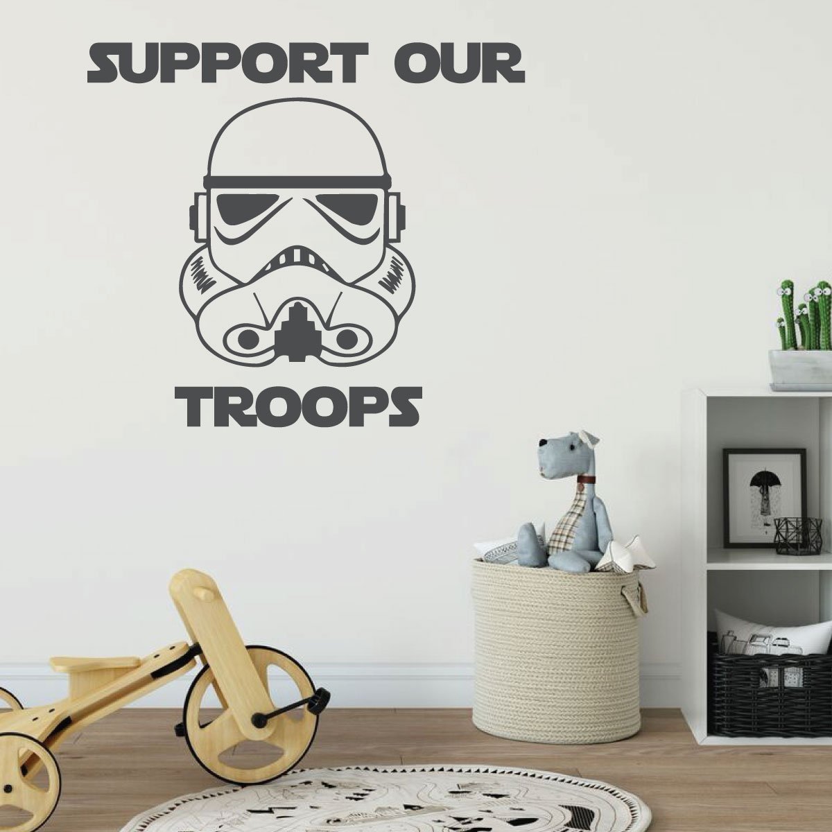 Stormtrooper Wall Decal Support Our Troops Vinyl