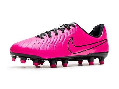 Nike Kids Jr. Tiempo Legend 10 Club Multi-ground Low-top Soccer Cleats (little Kid/Big Kid) Kids Shoes Fierce Pink/Black : 3.5 Big Kid M