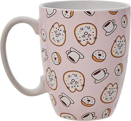 Enesco Department 56 Pusheen Donuts & Taza de café, 4.25 pulgadas de altura