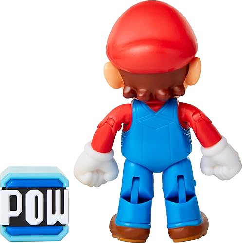 Miniatura 6 de Super Mario Figura de acción articulada coleccionable de Mario de 4 pulgadas con accesorio de prisionero de guerra