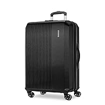 Samsonite Alliance SE Hardside Luggage with Spinner Wheels, Lightweight, MEDIUM SPINNER, BASS BLACK