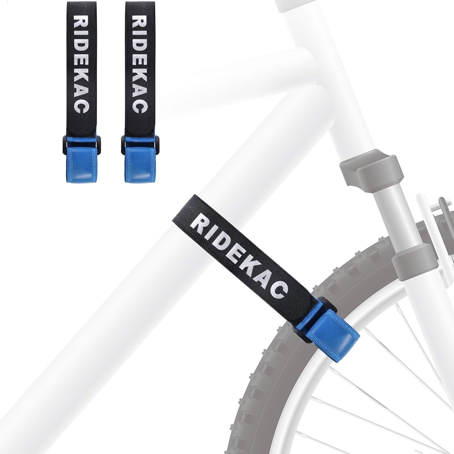 KAC Bike Rack Strap, Pack of 2 Bicycle Wheel Stabilizer Straps with Anti-Slip Gel Grip, 29.5 inches x 1.18 inches : Sports & Outdoors
