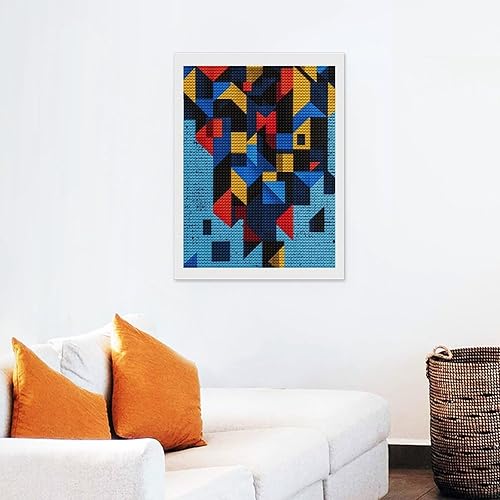 Miniatura 6 de DIY 3D Colorful Print Diamond Painting Kits for Adults, 5D Funny Round Diamond Art Kits for Beginners,DIY Full Drill Paint with Diamond,Home Wall