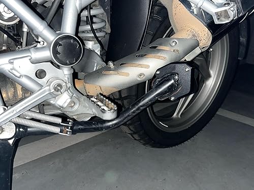 Miniatura 4 de RSFIL Motorcycle Kickstand Enlarger Pad for BMW F850GS Adventure F750GS F 850 GS Adv 2018 2022 Foot Side Stand Support Plate (Color  F850GS Black)