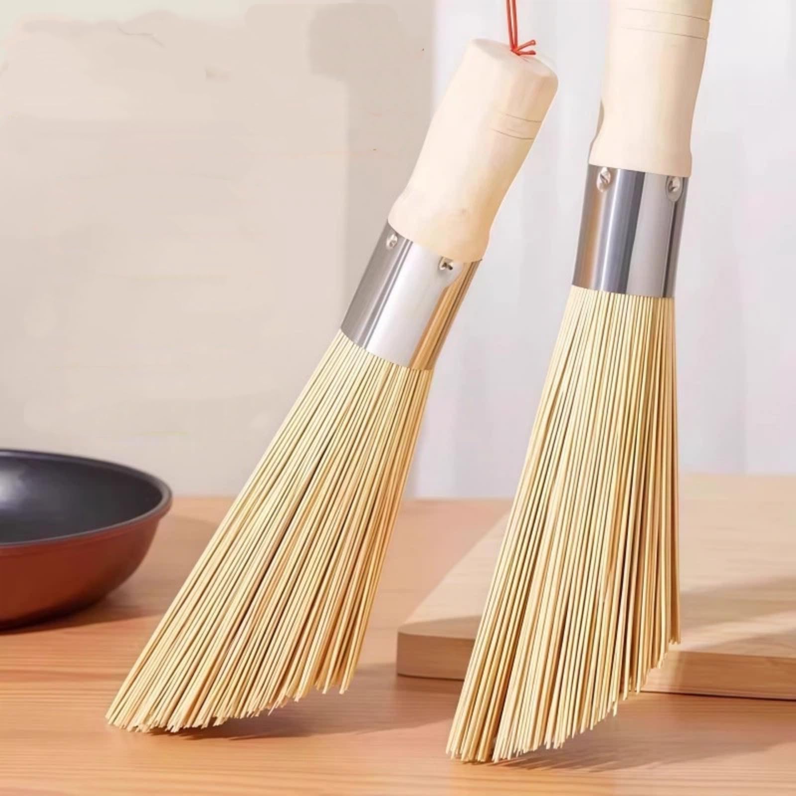 [Tipping sound explosive fund] Special brush for washing pot Old style bamboo pot brush Oblique mouth washing pot Big kitchen Canteen does not hurt the pot brush