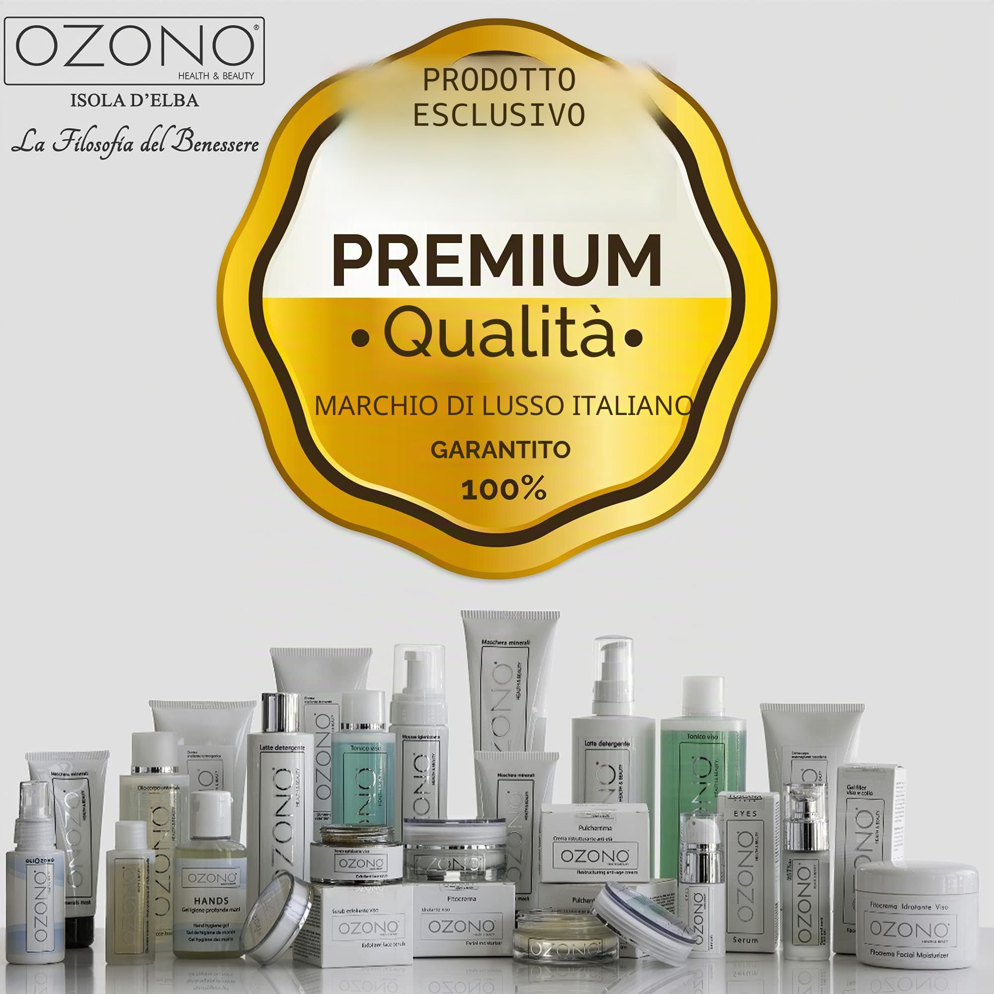 OZONO H&B Crema Corpo Drenante - Trattamento Professionale - Olio Ozonizzato Estratti Naturali Nutrienti - Antibatterica - Bio-Stimolante Anticellulite - MADE IN ITALY (200 ML)