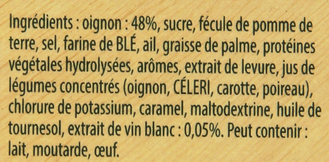 Knorr Soupe à L'Oignon pour 4 personnes 84 g - Lot de 8
