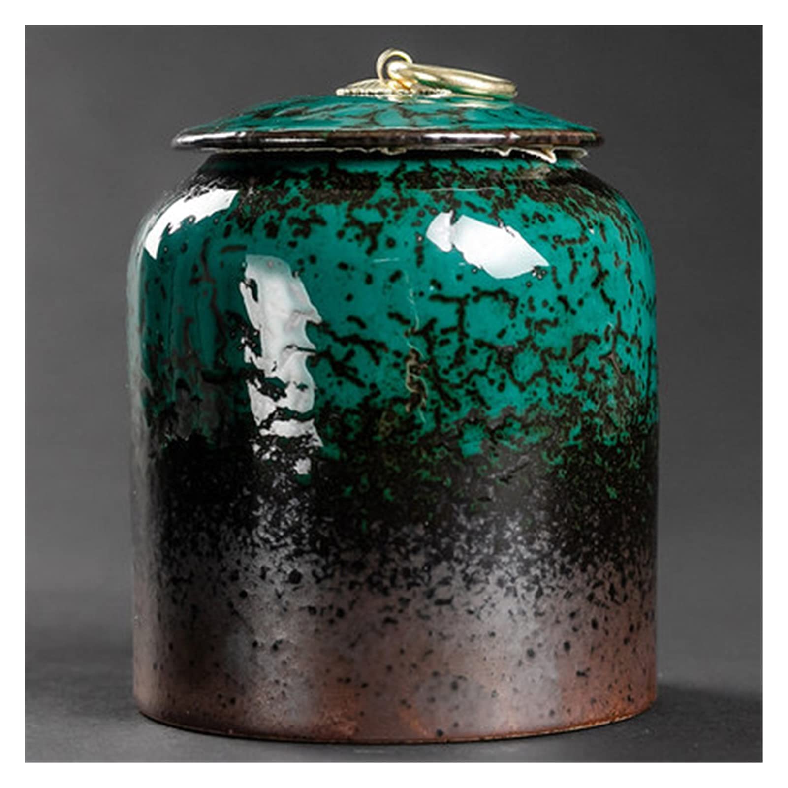 Pojemnik na herbatę, duże pudełko na herbatę, ceramiczne rzemiosło, zbiorniki na herbatę, Can Canist Collection, pojemnik do przechowywania herbaty, akcesoria do herbaty, wystrój domu