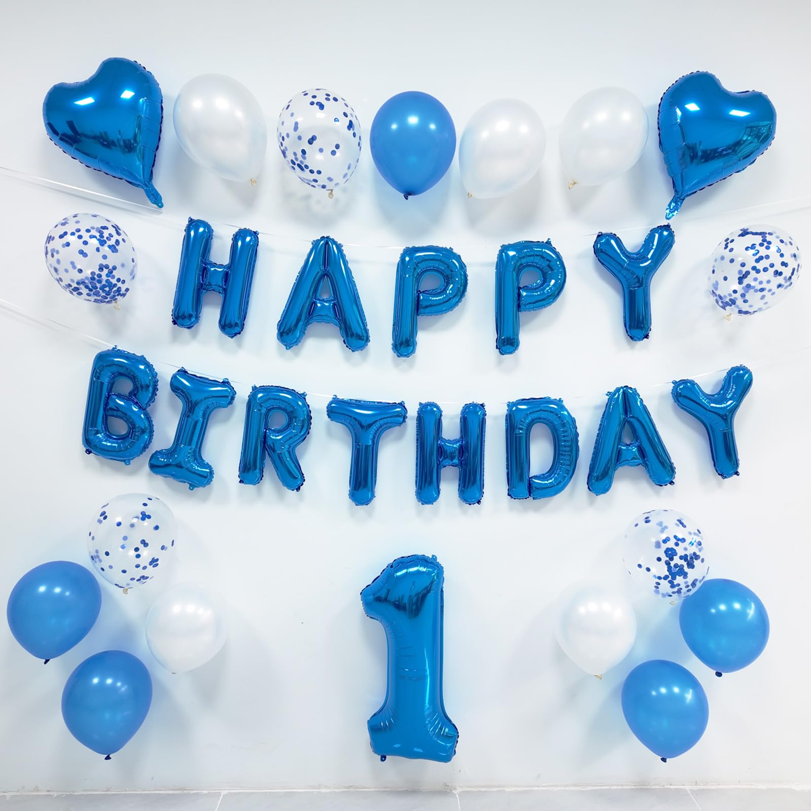 Amazon | 1歳 数字 HAPPY BIRTHDAY 誕生日 バルーン 飾り付け セット
