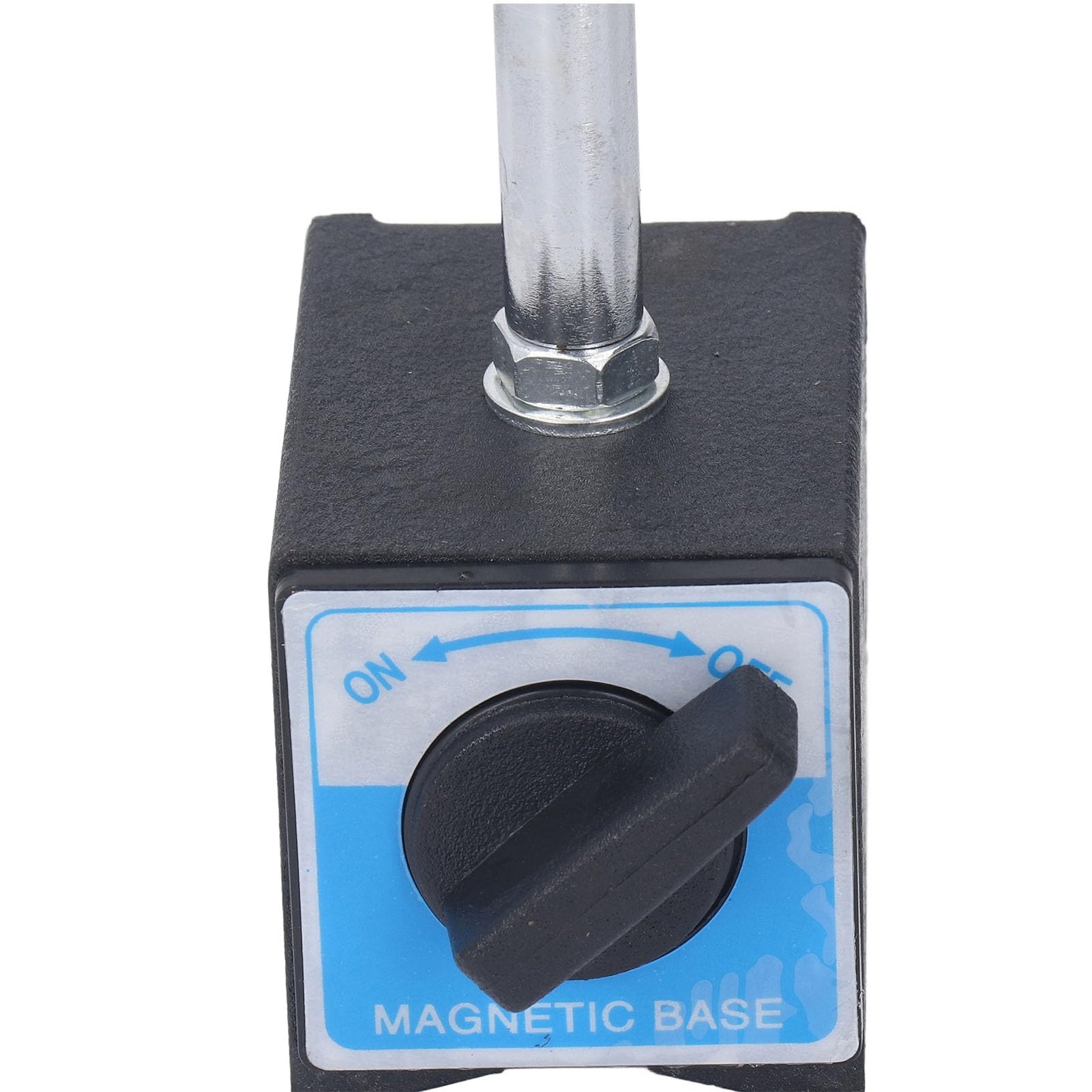 FTVOGUE Comparatore a Quadrante con Base Magnetica, Regolazione Fine da 0 a 1 Pollice, Elevata stabilità, Flessibile e Robusto, con Magnete Permanente e Interruttore On/off per