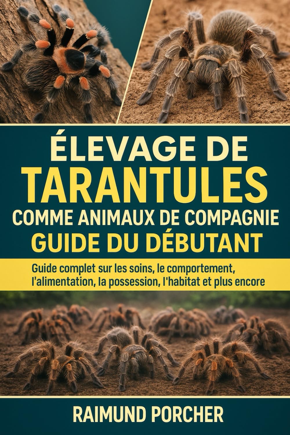 ÉLEVAGE DE TARANTULES COMME ANIMAUX DE COMPAGNIE: Guide complet sur les soins, le comportement, l'alimentation, la possession, l'habitat et plus encore