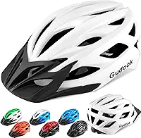 Capacetes de bicicleta para homens – Capacete de bicicleta feminino adulto – Capacete de ciclismo leve e ajustável com viseira removível para ciclistas de estrada de montanha