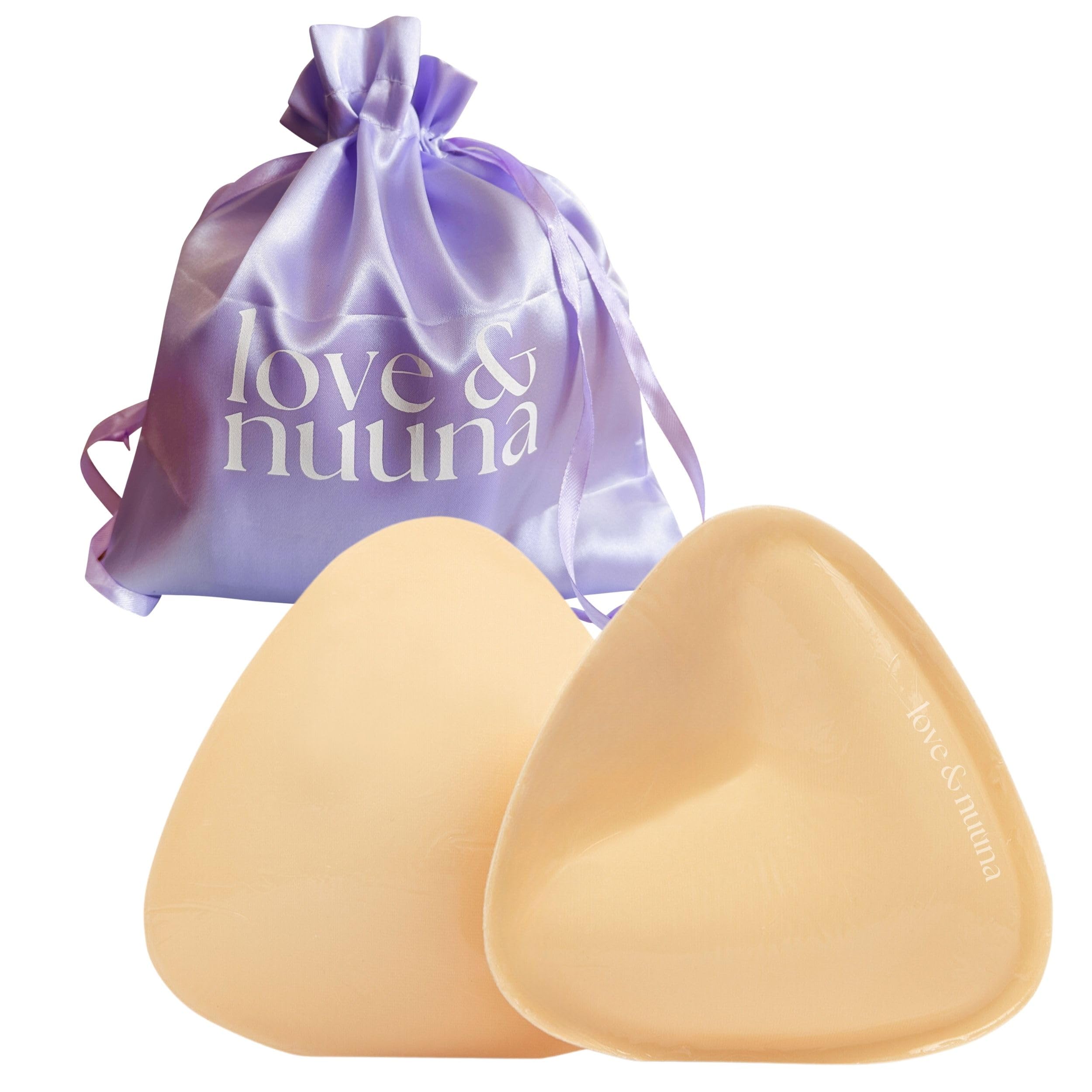 love & nuuna Double-Sided Sticky Push-Up Bra Inserts Reusable Adhesive Ultra Boost Boombra Padded Insert