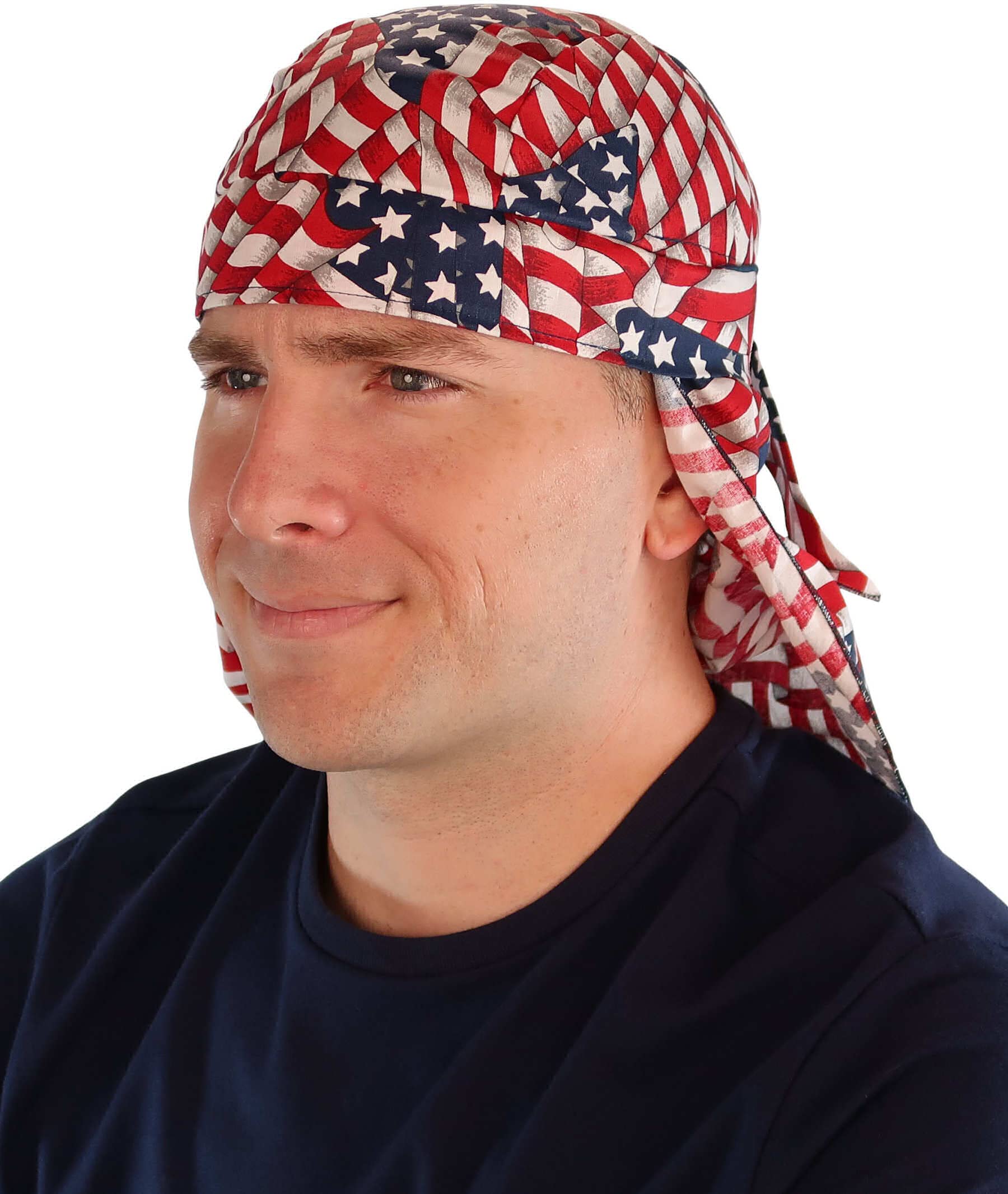 Sparkling EARTH Desert Skull Cap Biker Style Full Coverage Headwraps Doo Wraps Skull Caps Doo Rags Do Rag