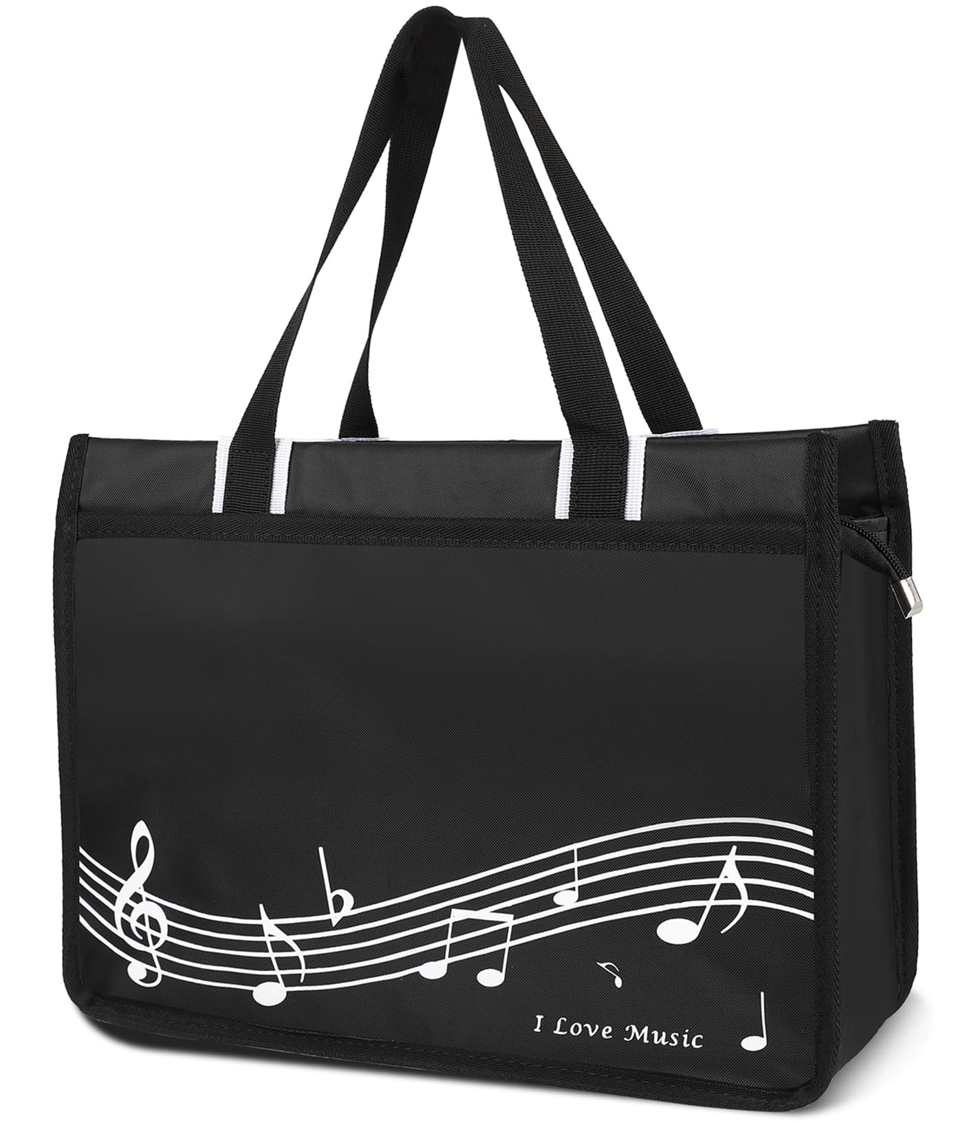 Headsitg Tote Bag Piano Bag Musical Note Handbag Piano Key Tote Bag,Womens Reusable Shopping Bags