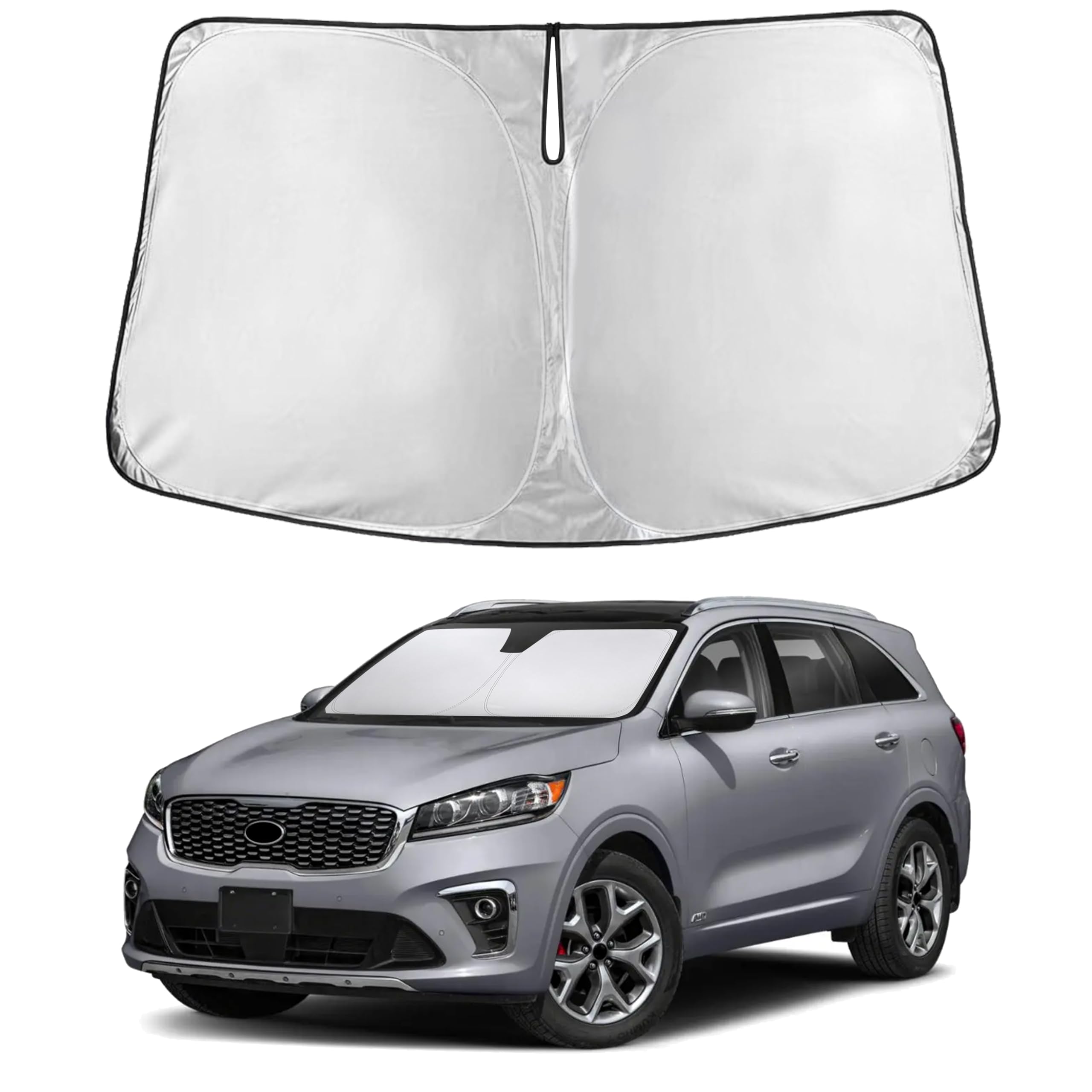 EcoNour Windshield Sun Shade Compatible for Kia Sorento 2021–2026
