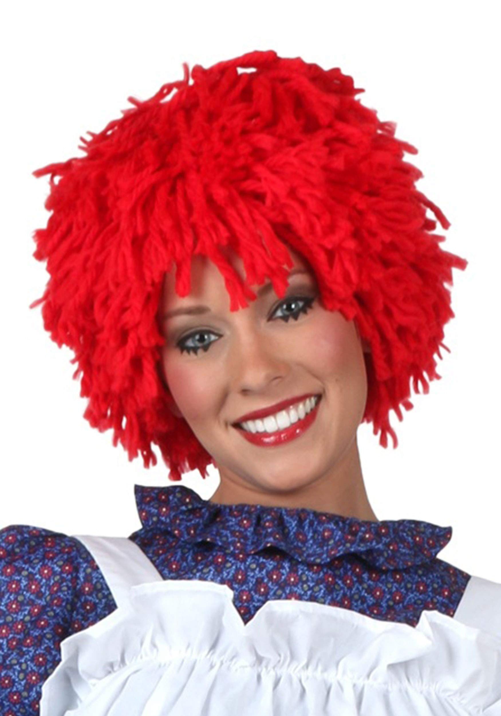 Fun Costumes Red Rag Wig Standard Doll