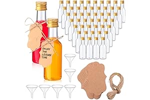 Yinder 100 Pieces 1.7oz Mini Liquor Bottles