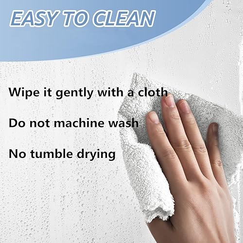 Miniatura 5 de Clawfoot - Cortina de ducha para tina, 180 x 60 pulgadas, forro esmerilado que se deforma alrededor, extra ancho, 36 ganchos de metal, cortina de