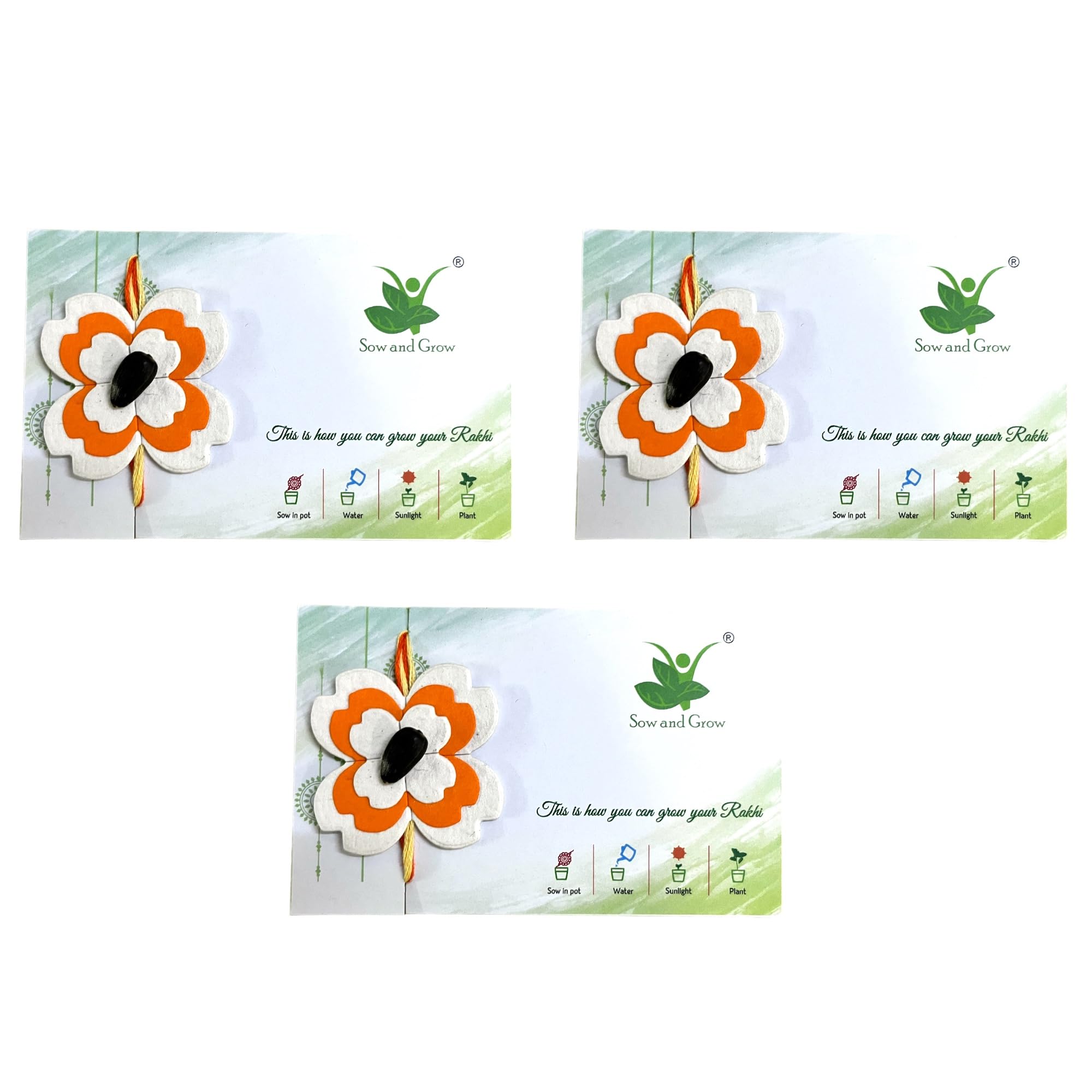 See full amazon price history chart for Sow and Grow Plantable Seed Paper Rakhis | Set of 3 Sow and Grow Plantable Seed Paper Rakhis | Set of 3 (B095M4LGVX) Amazon Price History, Amazon Price Tracker