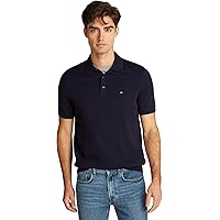 Tommy Hilfiger Uomo Maglietta Polo Maniche Corte Essential Cotton Knitted Grossa