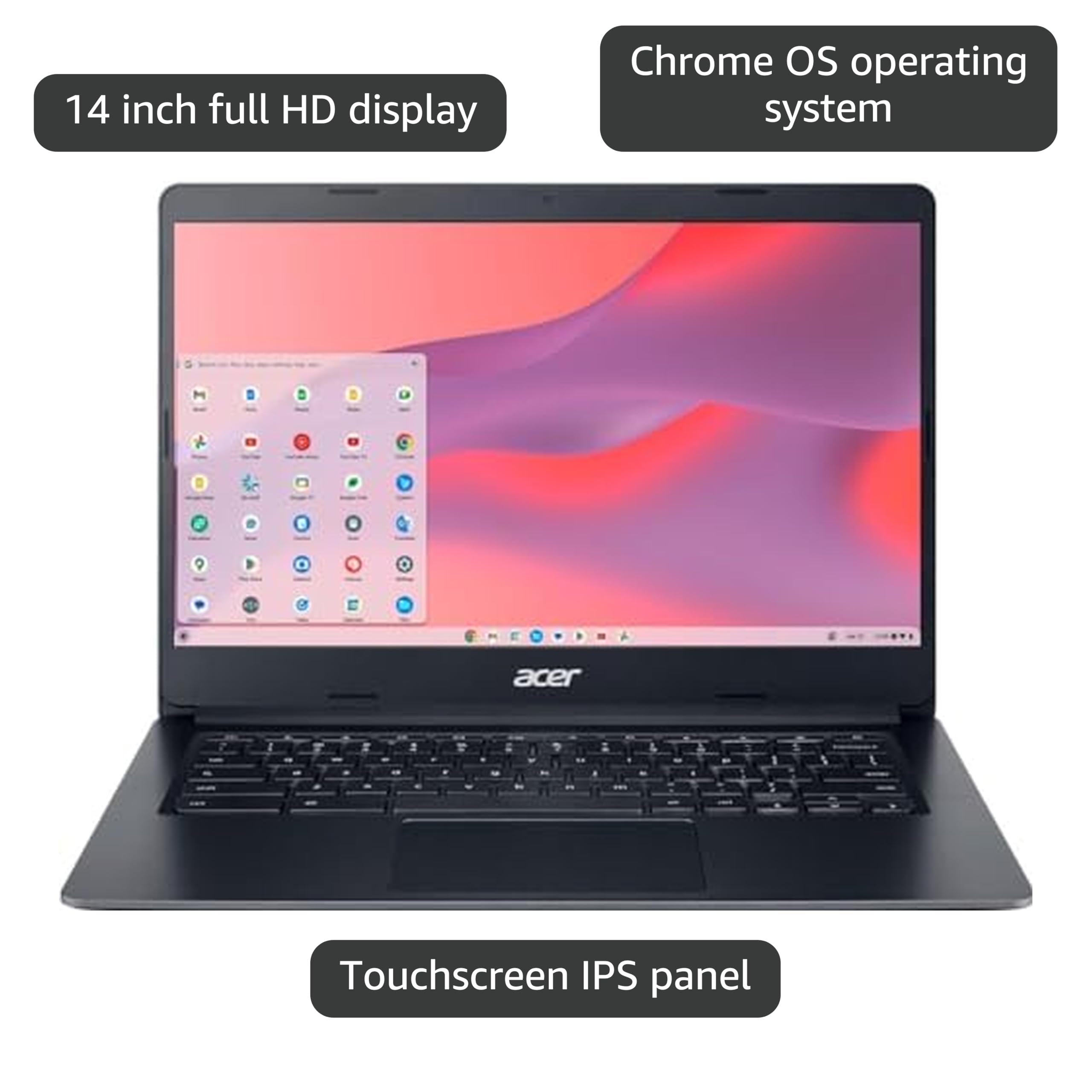Amazon.com: acer - Chromebook 314 Laptop-14 Full HD Touch IPS
