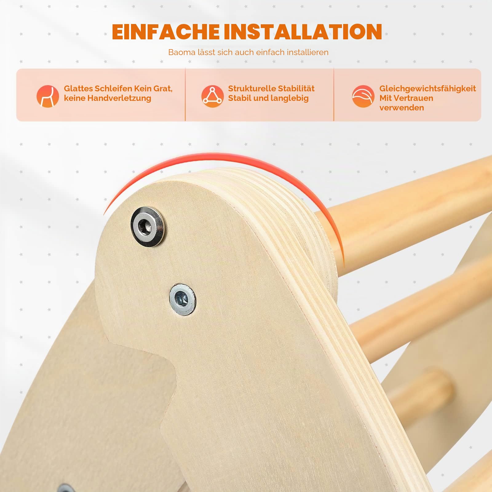 Kletterdreieck aus Holz Winkel einstellbar,klettergerüst Indoor mit 60 kg Belastbar Kletterdreieck für Kinder,Klappbare Kinder Indoor Montessori klettergerüst