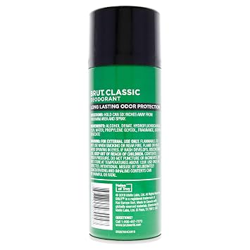 BRUT Deodorant Spray Classic Scent 10 oz