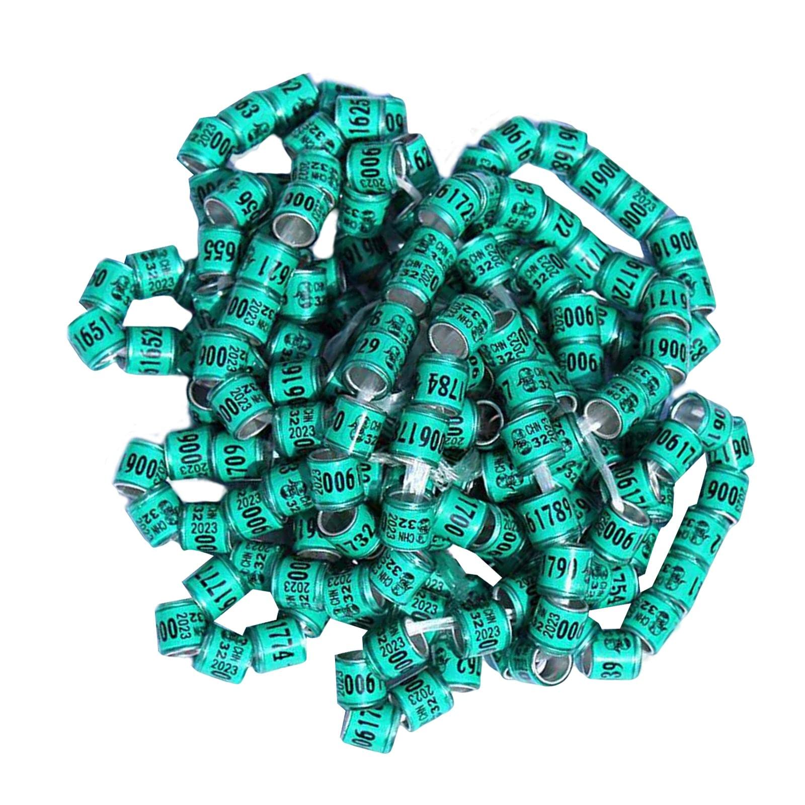 CALANDIS 50X 2023 Pigeon Leg Rings Bird Foot Bands for Bantam Finch Canary Green (B0BRSQLRV8) Amazon Price History, Amazon Price Tracker