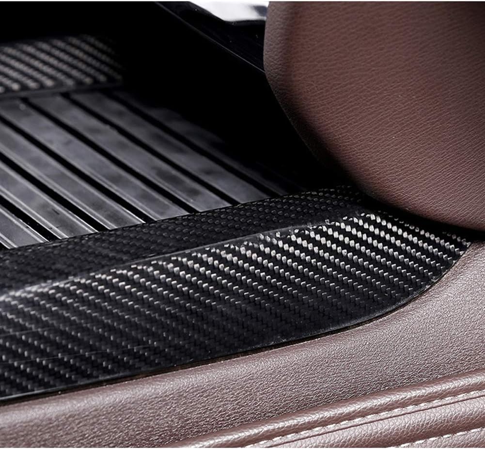 WLKE Real Carbon Fiber Side Center Console Cover Strip Trim Fit for BMW X5 F15 2015-2018