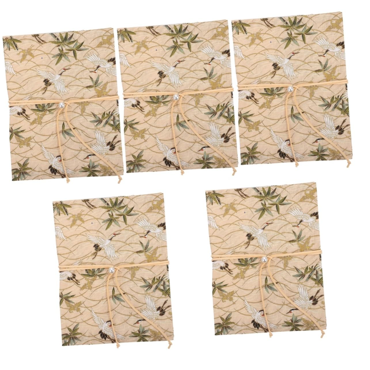 NUOBESTY 5 Fundas Protectoras Elegantes Para Libros Hechas A Mano Elegantes Y Decorativas Para Estudiantes.