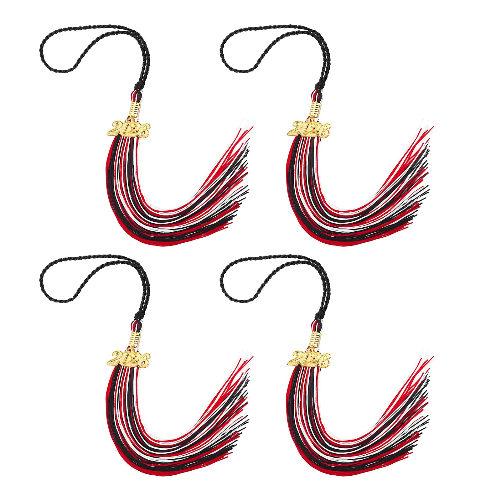 Hsyzygian 2026 Polyester Graduation Tassels with Secure Clip for Cap and Craft Projects Graduation Tassels