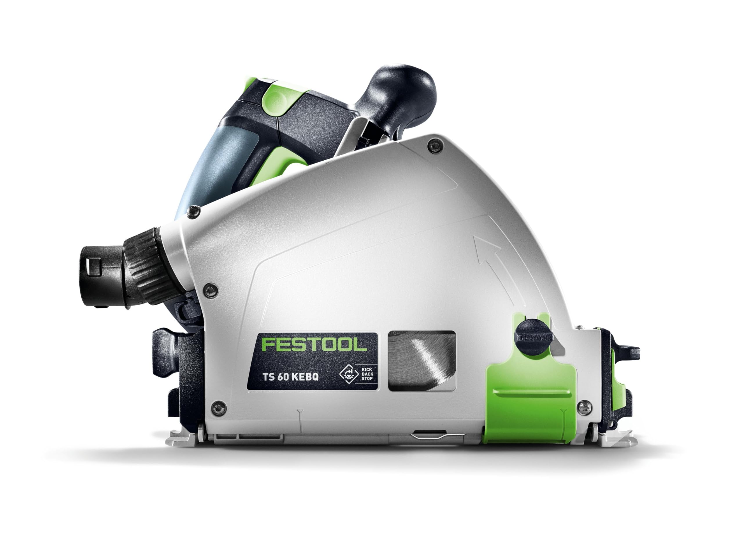 Festool TS 60 K Sierra de Inmersión 1500 W - Ref. 577847 | Sierra sumergible profesional, profundidad 62 mm, ángulo -1° a 47°, extracción de polvo Ø 27/36 mm, velocidad 3000-6800 rpm
